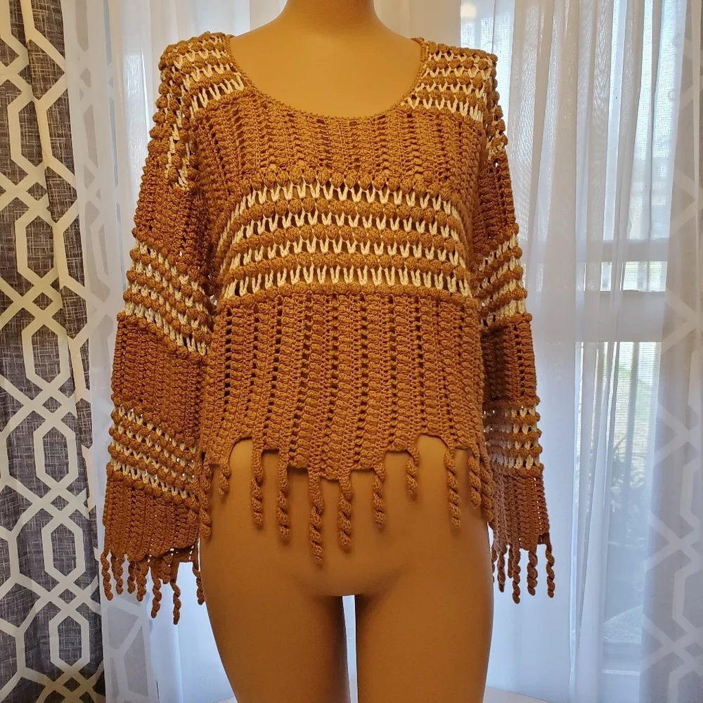 🔥Host Pick🔥ZARA Limited Edition Studio Honey Knit Sweater - Picture 12 of 13